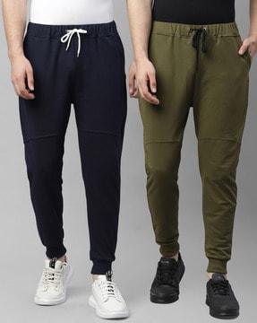 pack of 2 panelled fitness joggers with insert pockets