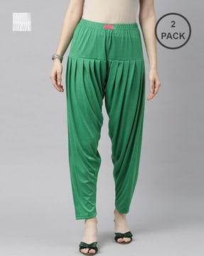 pack of 2 patiala pant with elasticated waist