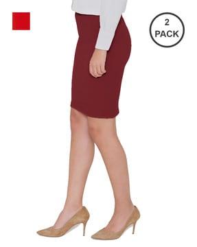 pack of 2 pencil skirt