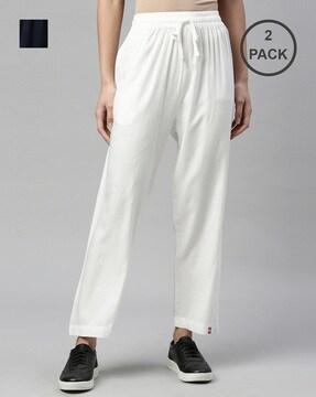 pack of 2 pleat-front pants with insert pockets