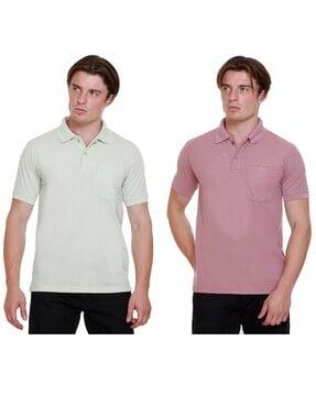 pack of 2 polo t-shirt with short sleeves