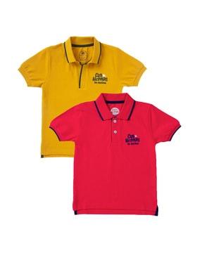 pack of 2 polo t-shirts