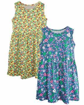 pack of 2 printed a-line dress