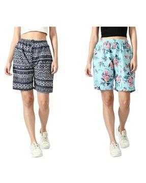 pack of 2 printed bermuda shorts