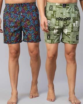 pack of 2 printed boxers