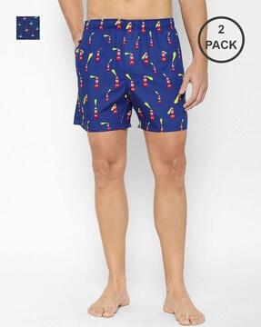 pack of 2 printed boxers