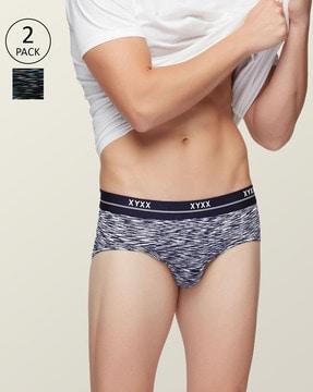 pack of 2 printed briefs