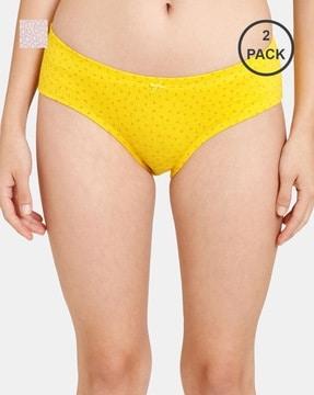 pack of 2 printed hipster panties