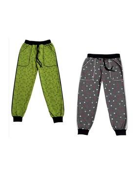 pack of 2 printed joggers