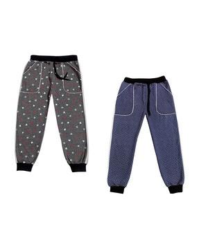 pack of 2 printed joggers