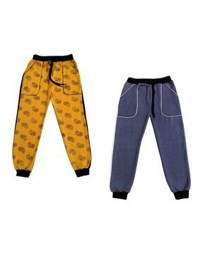 pack of 2 printed joggers