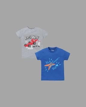 pack of 2 printed t-shirts