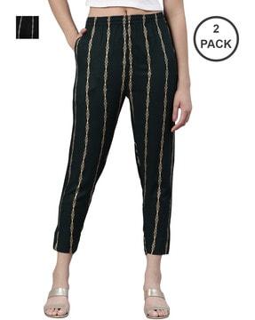 pack of 2 printed trousers