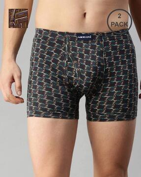 pack of 2 printed trunks