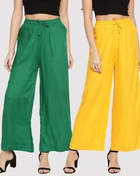 pack of 2 relaxed fit palazzos