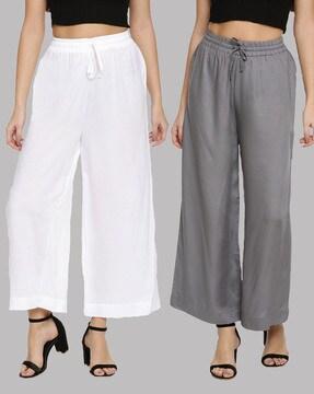 pack of 2 relaxed fit palazzos