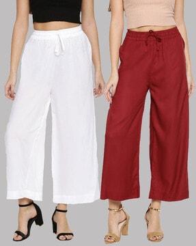 pack of 2 relaxed fit palazzos