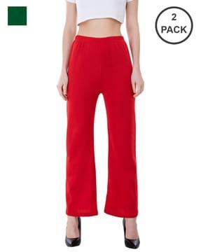 pack of 2 relaxed fit palazzos