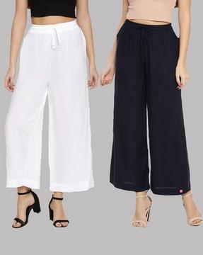 pack of 2 relaxed fit palazzos