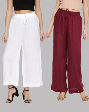 pack of 2 relaxed fit palazzos