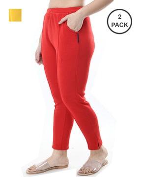 pack of 2 relaxed fit pants with insert pockets