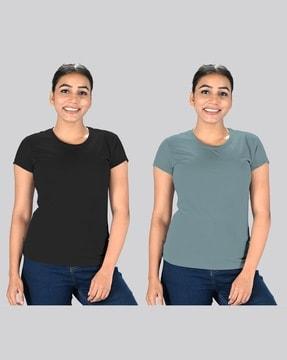 pack of 2 round-neck regular fit t-shirts