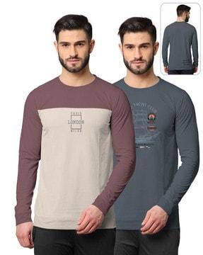 pack of 2 round-neck sweatshirt