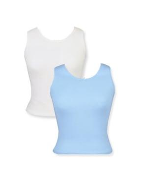 pack of 2 scoop-neck camisoles