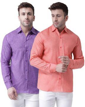 pack of 2 shirts with patch pocket