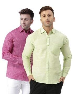 pack of 2 shirts with patch pocket