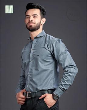 pack of 2 shirts with spread collar