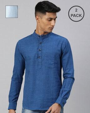 pack of 2 short kurtas