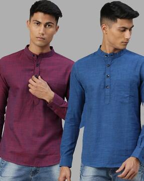 pack of 2 short kurtas