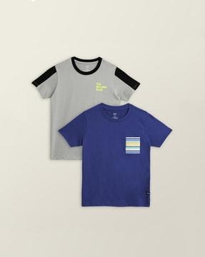 pack of 2 short-sleeve crew-neck t-shirts