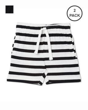 pack of 2 shorts with drawstring waist