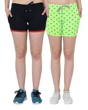 pack of 2 shorts with insert pockets