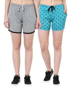 pack of 2 shorts with insert pockets