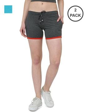 pack of 2 shorts with insert pockets