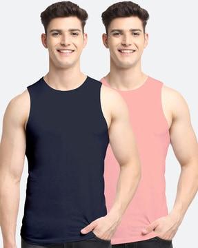 pack of 2 sleeveless vests