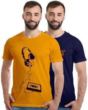 pack of 2 slim fit crew-neck t-shirts