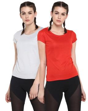 pack of 2 slim-fit crew-neck t-shirts