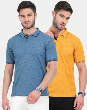 pack of 2 slim fit polo t-shirts