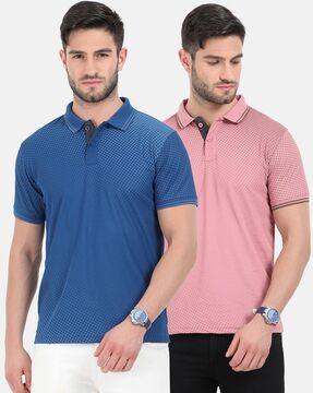 pack of 2 slim fit polo t-shirts