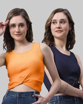 pack of 2 slim fit tank tops