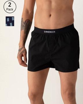 pack of 2 solid boxers