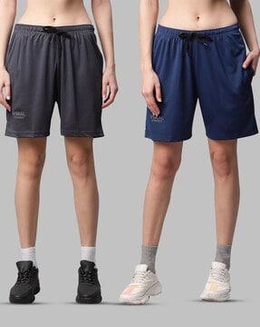 pack of 2 solid shorts