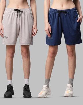 pack of 2 solid shorts