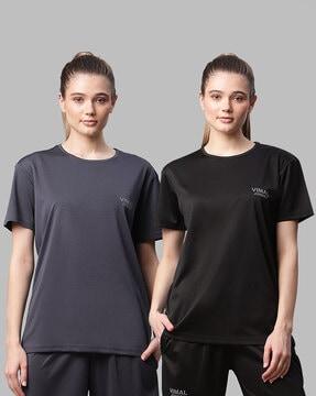 pack of 2 solid t-shirt