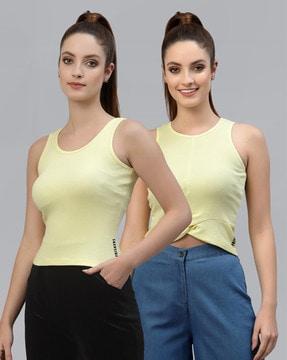 pack of 2 solid top