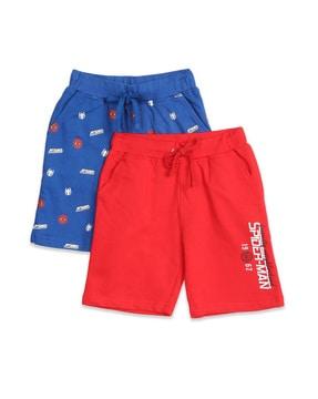 pack of 2 spiderman print shorts